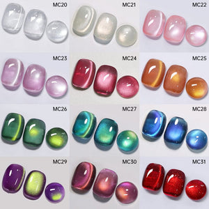 Glass Cat Magnetic Gel MC24 7ml Gel Nail Polish LILYCUTE 