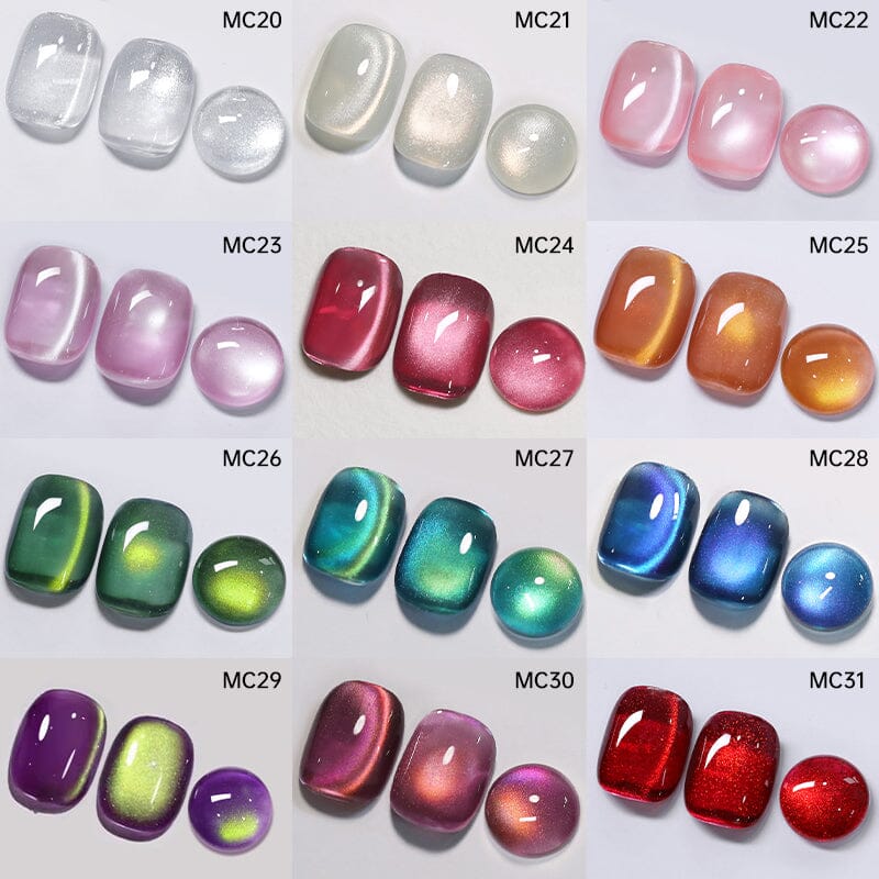 Glass Cat Magnetic Gel MC24 7ml Gel Nail Polish LILYCUTE 