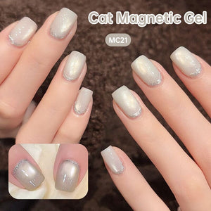 Glass Cat Magnetic Gel MC24 7ml Gel Nail Polish LILYCUTE 