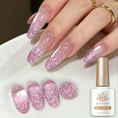 Reflective Glitter Gel SZ60 Pink Sakura 10ml