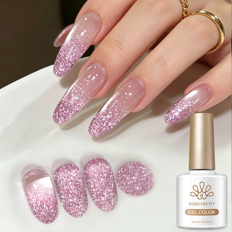 Reflective Glitter Gel SZ60 Pink Sakura 10ml