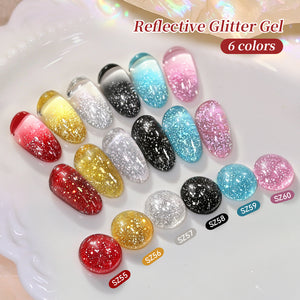 Reflective Glitter Gel SZ59 Ice Blue 10ml
