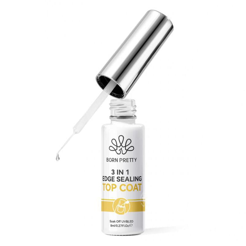 3 in 1 Edge Sealing Top Coat 8ml Base & Top Coat BORN PRETTY 