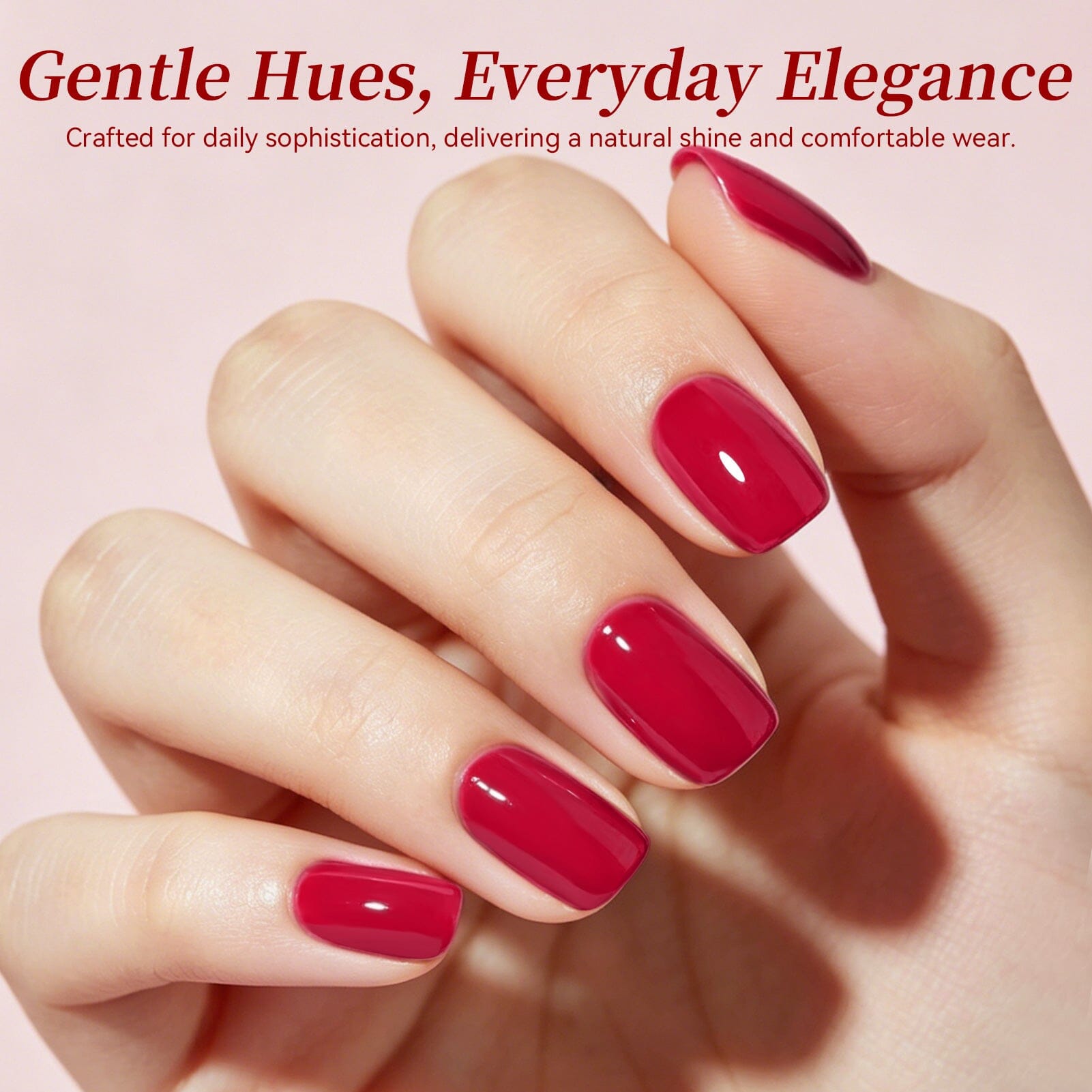 6 Colors Gel Set S61 Sinful Blush 7ml Gel Nail Polish BORN PRETTY 