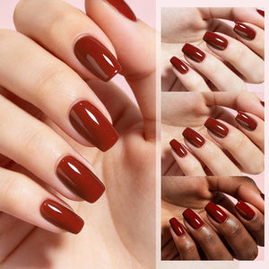 6 Colors Gel Set S61 Sinful Blush 7ml Gel Nail Polish BORN PRETTY 