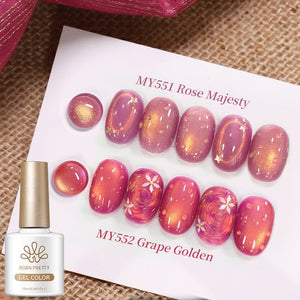Water Drop Top Coat & Cat Magnetic Gel MY552 Base & Top Coat BORN PRETTY 