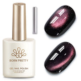 Colored Cat Magnetic Gel MY563 Plum Mist 15ml Gel Nail Polish BORN PRETTY 