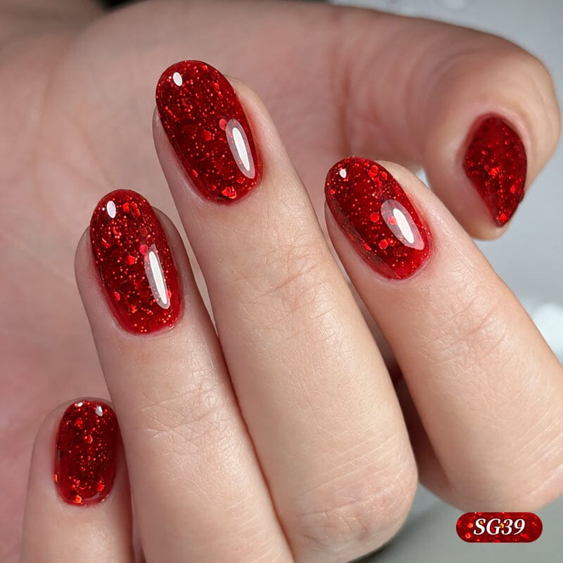 Glitter Gel Polish SG38 SG39 SG40 10ml Gel Nail Polish BORN PRETTY 