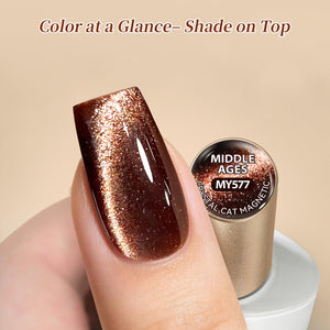 6 Colors Crystal Cat Magnetic Gel M75 Middle Ages 7ml Gel Nail Polish BORN PRETTY 