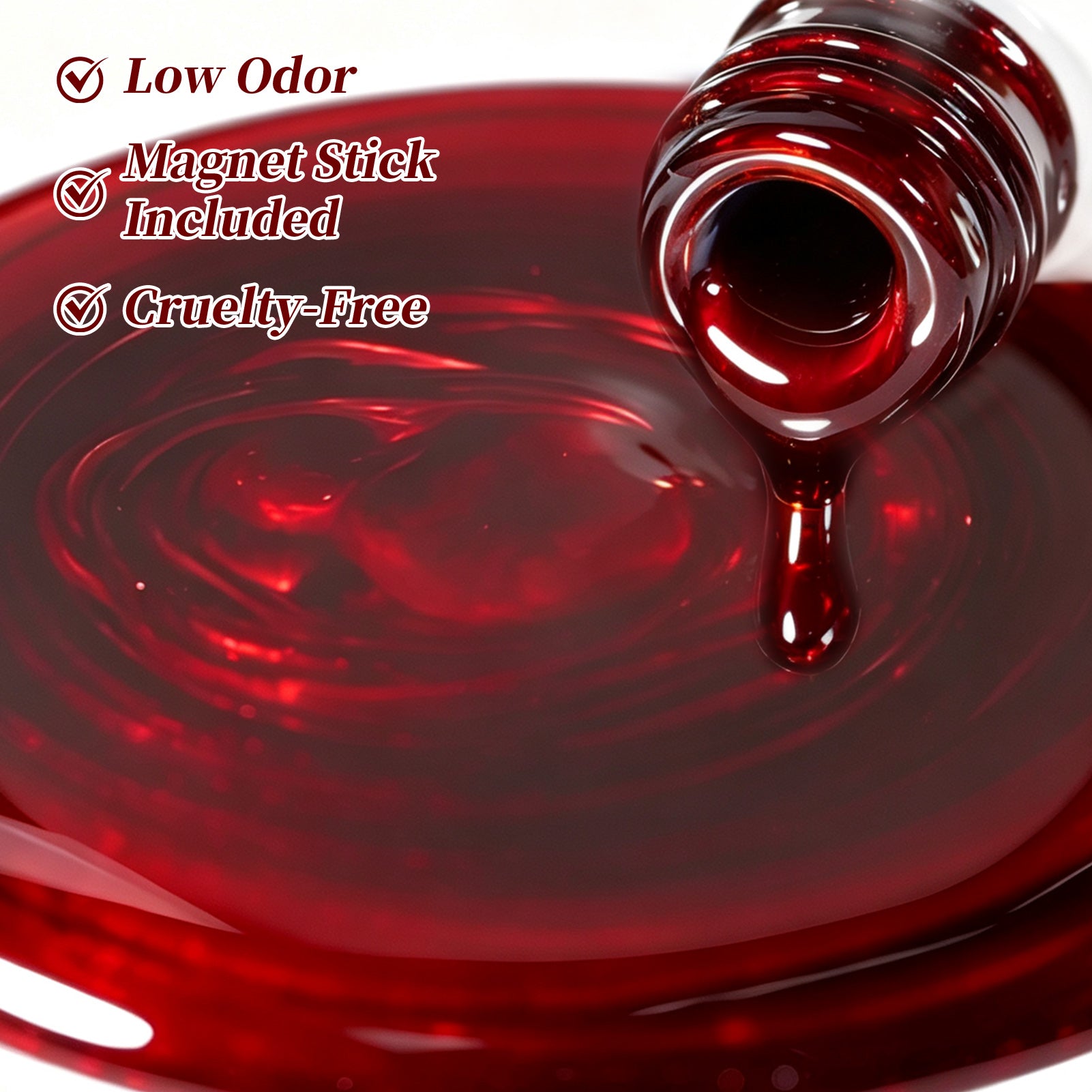 6 Colors Gel Set S62 Red Manifesto 7ml