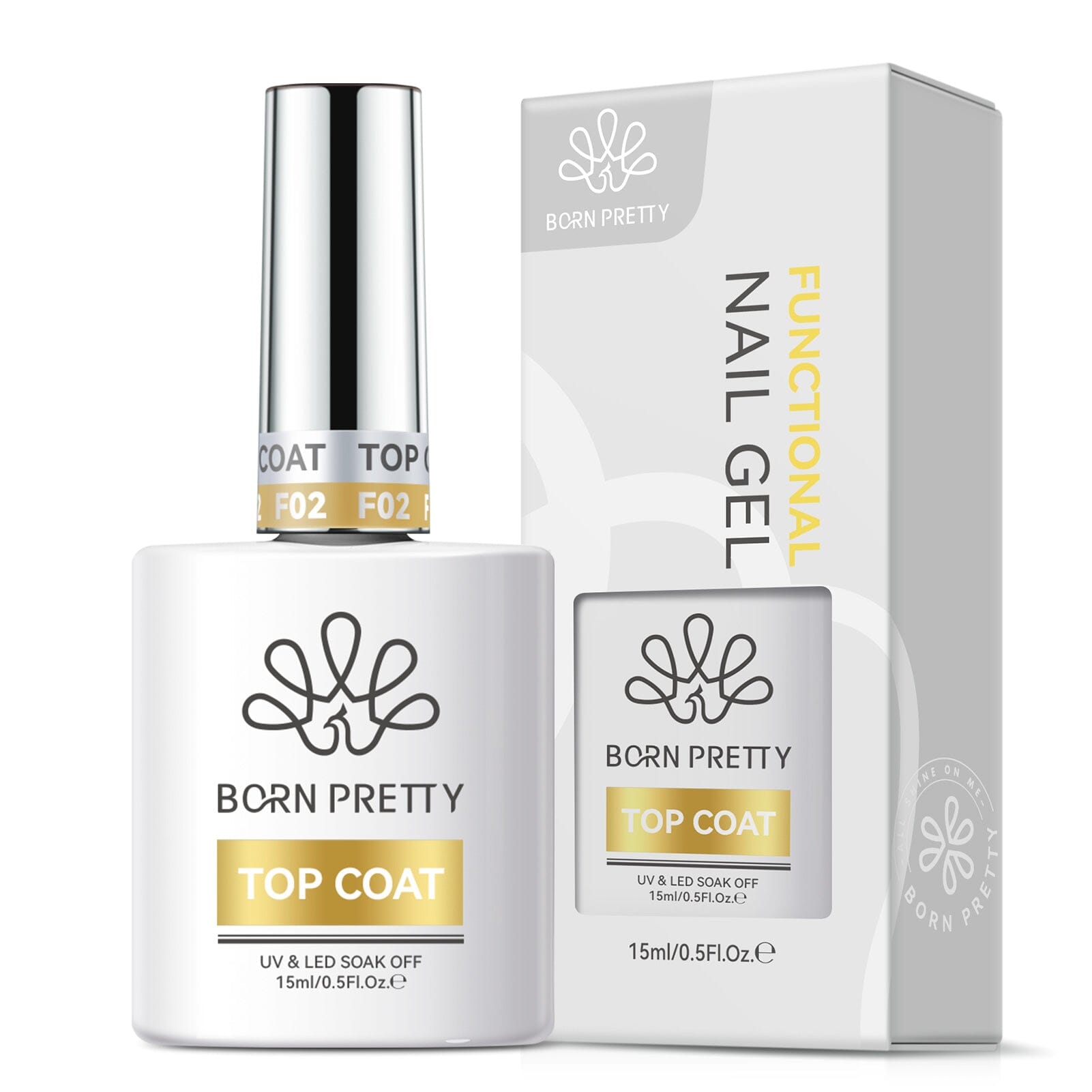 Super Top Coat 15ml Base & Top Coat BORN PRETTY 