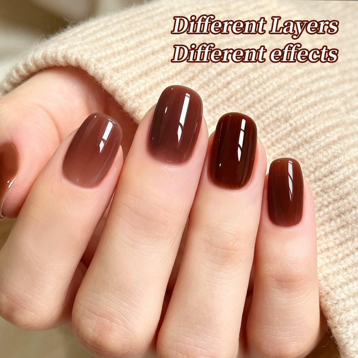 6 Colors Jelly Gel J62 Nordic Wonder 7ml Gel Nail Polish BORN PRETTY 