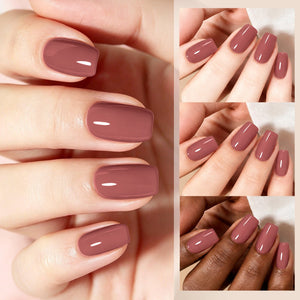 6 Colors Gel Set S66 Wine Night 7ml Gel Nail Polish BORN PRETTY 