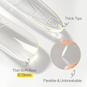 300pcs Long Oval Nail Tips