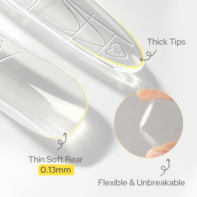 300pcs Long Oval Nail Tips