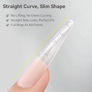 300pcs Long Oval Nail Tips