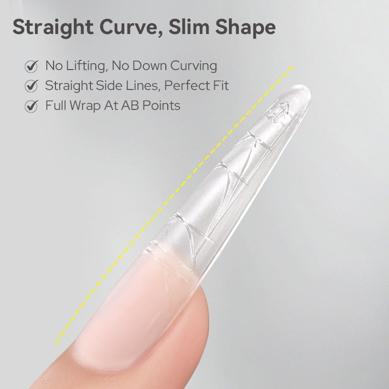 300pcs Long Oval Nail Tips