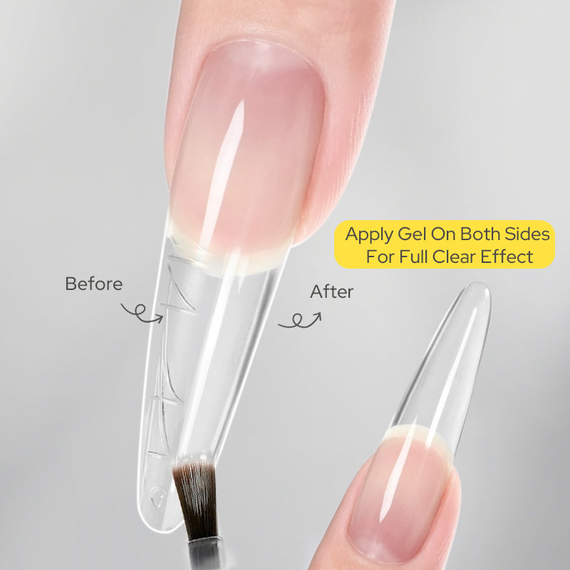 300pcs Long Oval Nail Tips