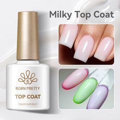 Milky Top Coat 10ml Base & Top Coat BORN PRETTY 