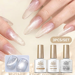 Water Drop Top Coat & Cat Magnetic Gel MY77 Base & Top Coat BORN PRETTY 