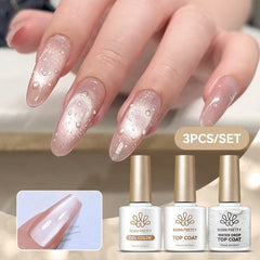 Water Drop Top Coat & Cat Magnetic Gel MY104 Base & Top Coat BORN PRETTY 