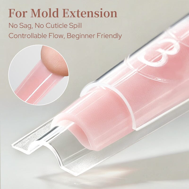 Low Heat Builder Gel & Dual Nail Forms Set Gel Nail Polish BORN PRETTY 
