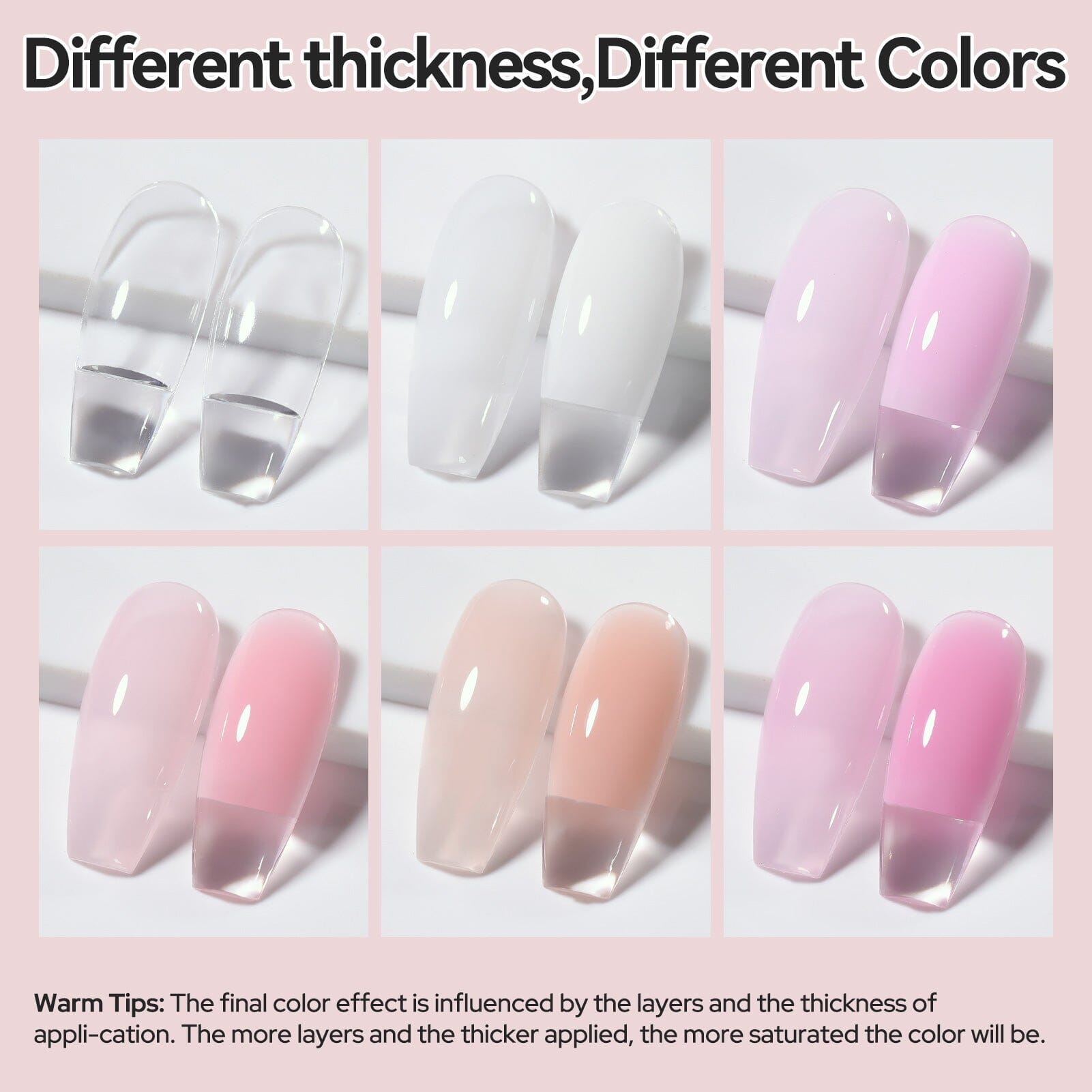 6 Colors 8 in 1 Builder Gel 7ml Gel Nail Polish BORN PRETTY 