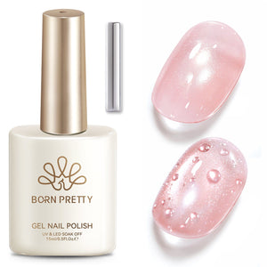 Glass Cat Magnetic Gel MY649 Watery 15ml Gel Nail Polish BORN PRETTY 