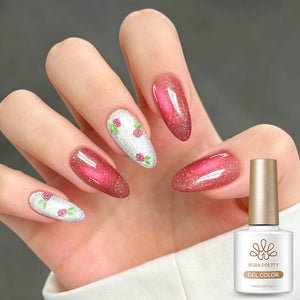 Reflective Cat Magnetic Gel MY652 Sweet Fudge 10ml Gel Nail Polish BORN PRETTY 