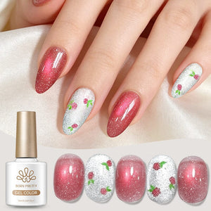 Reflective Cat Magnetic Gel MY652 Sweet Fudge 10ml Gel Nail Polish BORN PRETTY 