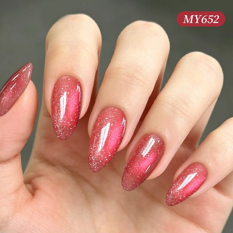 Reflective Cat Magnetic Gel MY652 Sweet Fudge 10ml Gel Nail Polish BORN PRETTY 