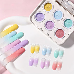 6 Colors Pat Painting Gel Lime Drop