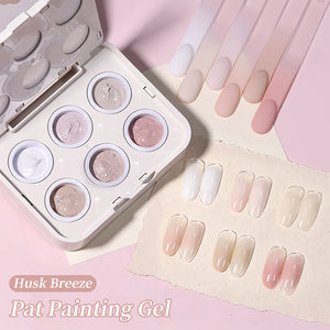 6 Colors Pat Painting Gel Lime Drop