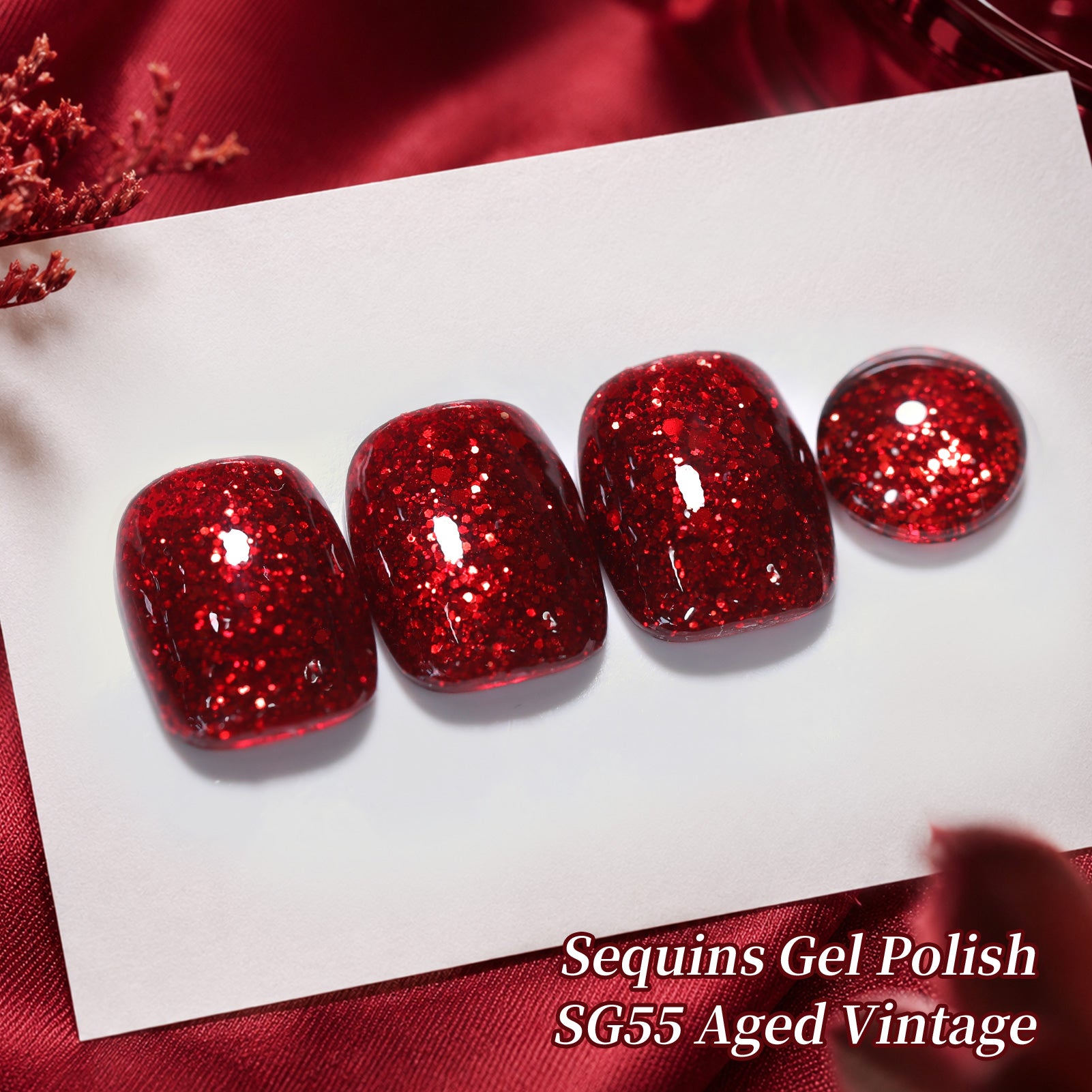 Glitter Gel SG55 Aged Vintage 15ml