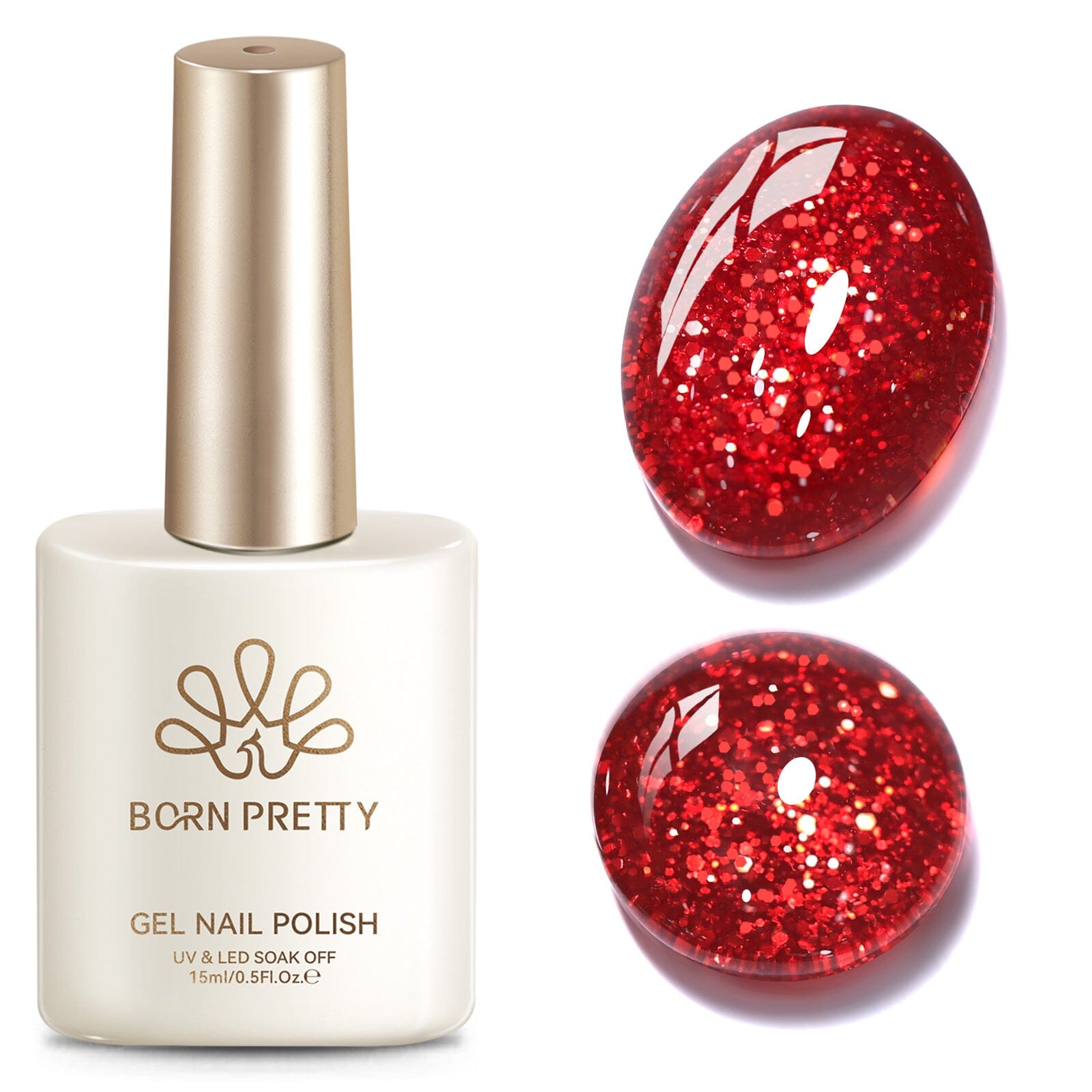 Platinum Gel SG56 Ruby Spark 15ml Gel Nail Polish BORN PRETTY 