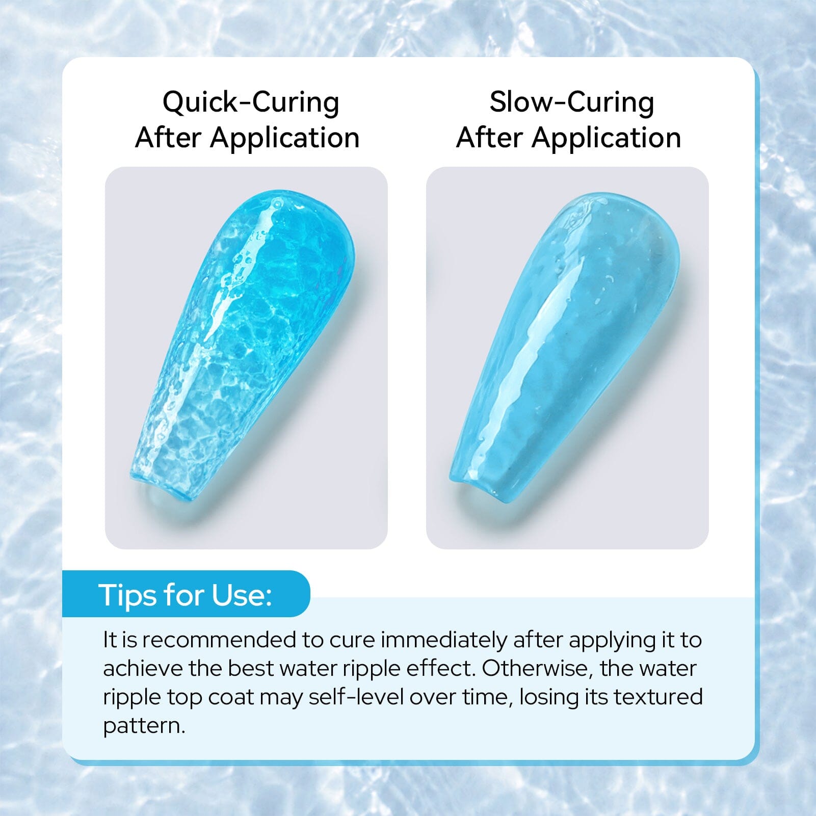 Water Ripple Top Coat 15ml Base & Top Coat BORN PRETTY 