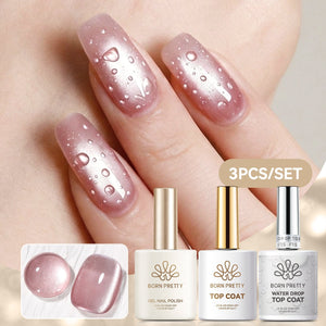 Water Drop Top Coat Set 15ml Base & Top Coat BORN PRETTY 