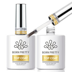 2pcs Super Top Coat 15ml Base & Top Coat BORN PRETTY 