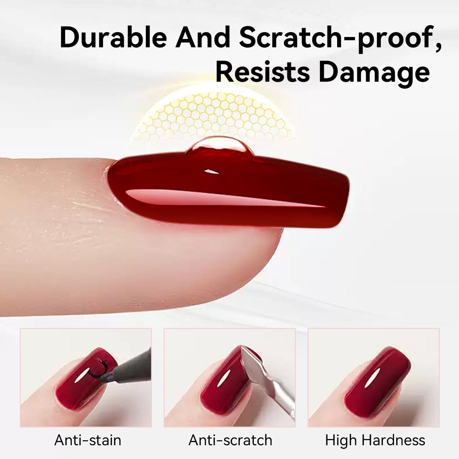 2 Bottles Super Top Coat 15ml Base & Top Coat BORN PRETTY 