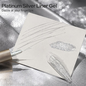 Platinum Silver Liner Gel 8ml
