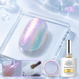 Water Ripple Top Coat Set 15ml Base & Top Coat BORN PRETTY Set 09 