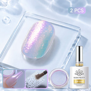Water Ripple Top Coat Set 15ml Base & Top Coat BORN PRETTY Set 09 