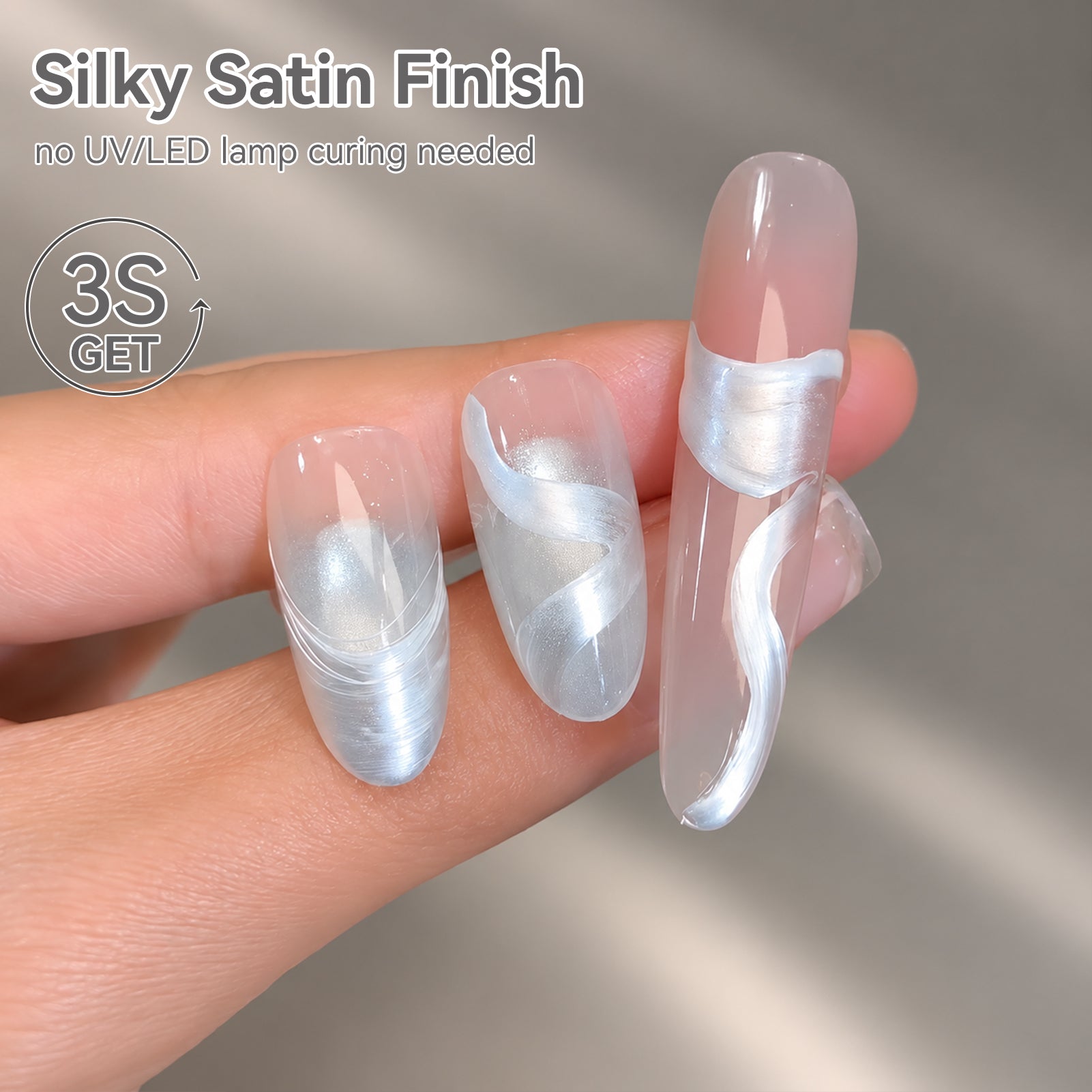 2pcs Set Watercolor Nail Polish & Sculpting Gel