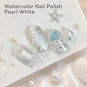 Pearl White Watercolor Nail Polish 15ml