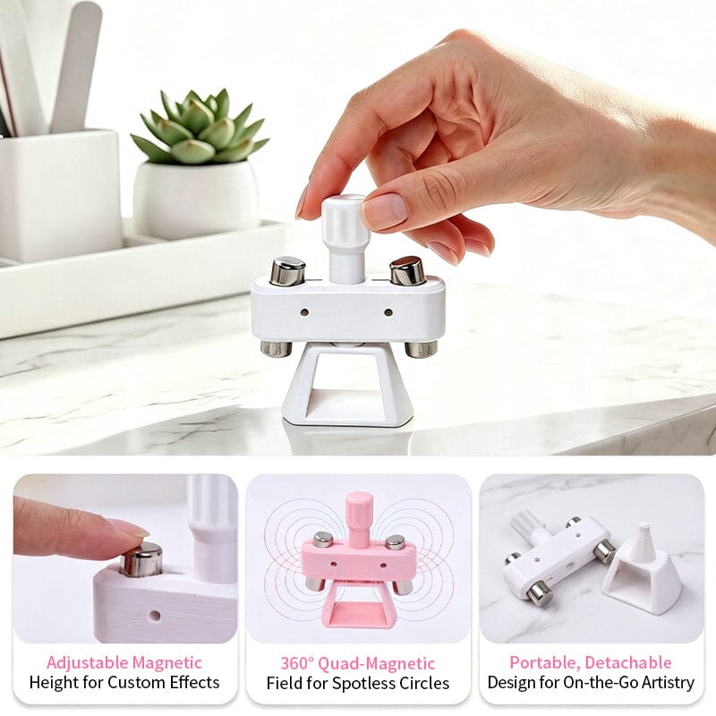 Pink Rotating Stand Strong Magnet Automatic Cat Magnetic Tool Tools & Accessories No Brand 