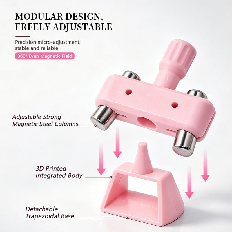 White Rotating Stand Strong Magnet Automatic Cat Magnetic Tool Tools & Accessories No Brand 