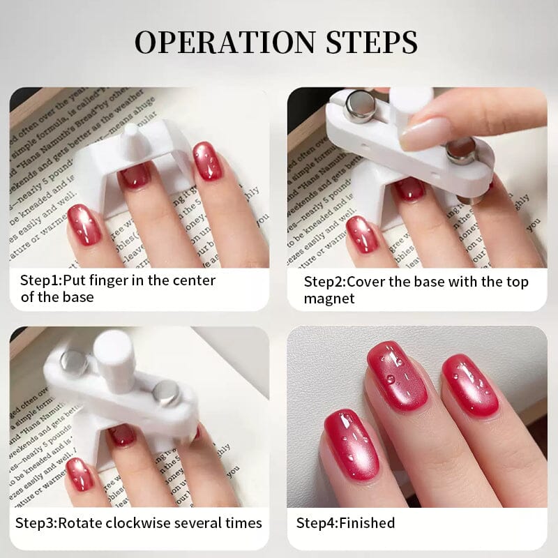 White Rotating Stand Strong Magnet Automatic Cat Magnetic Tool Tools & Accessories No Brand 
