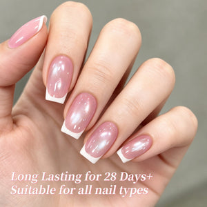 2pcs Set French Cat Magnetic Nails Kit #10 Gel Nail Polish BORN PRETTY 