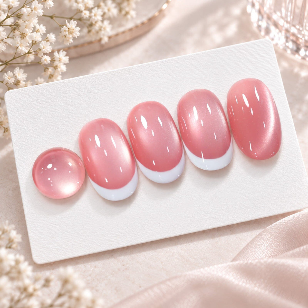 2pcs Set French Cat Magnetic Nails Kit #11 Gel Nail Polish BORN PRETTY 