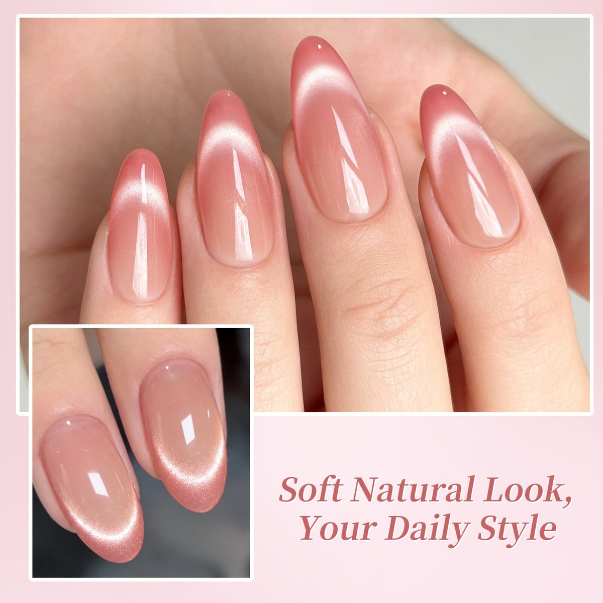 2pcs Set French Cat Magnetic Nails Kit #12 Gel Nail Polish BORN PRETTY 